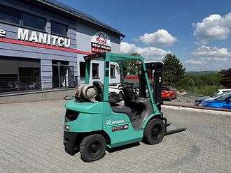 Wózki widłowe używane MITSUBISHI Mitsubishi FGE20T Petrol/LPG Forklift, FRONT and REAR Lights, Turn Signals BENZIN VIERRADFRONTSTAPLER (12999450)