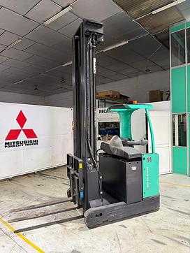 Wózki widłowe używane MITSUBISHI RB14K ELEKTRO SCHUBMASTSTAPLER (13017696)