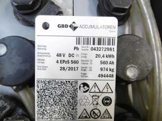 Wózki widłowe używane OM XR 14 ac ELEKTRO SCHUBMASTSTAPLER (13020589)