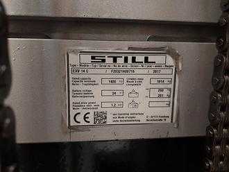 Wózki widłowe używane STILL EXV 14 C ELEKTRO HOCHHUBWAGENDEICHSEL (13040811)