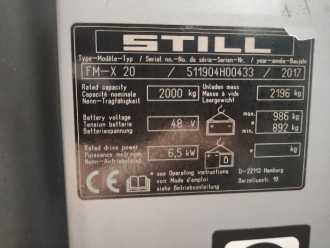 Wózki widłowe używane STILL FM-X20 ELEKTRO SCHUBMASTSTAPLER (13064503)