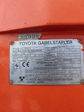 Wózki widłowe używane TOYOTA 5FBE15 ELEKTRO DREIRADFRONTSTAPLER (13060593)