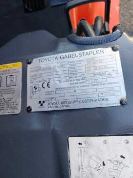 Wózki widłowe używane TOYOTA 7FBEF15 ELEKTRO DREIRADFRONTSTAPLER (13060592)