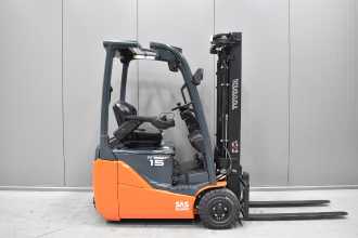Wózki widłowe używane TOYOTA 8FBE15T /58831/ ELEKTRO DREIRADFRONTSTAPLER (13066199)
