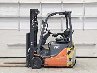 Wózki widłowe używane TOYOTA 8FBE15T ELEKTRO DREIRADFRONTSTAPLER (13058625)