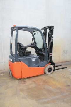 Wózki widłowe używane TOYOTA 8FBE16T ELEKTRO DREIRADFRONTSTAPLER (13065187)