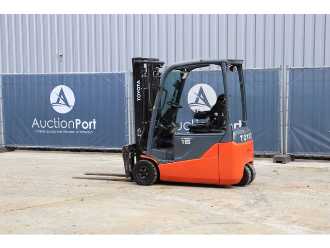 Wózki widłowe używane TOYOTA 8FBE16T ELEKTRO VIERRADFRONTSTAPLER (13063416)