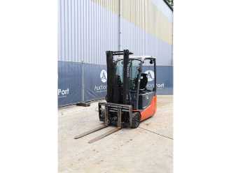 Wózki widłowe używane TOYOTA 8FBE16T ELEKTRO VIERRADFRONTSTAPLER (13063416)