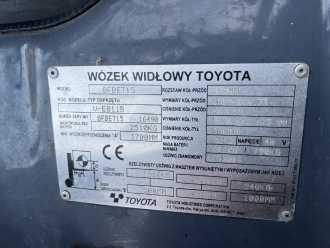 Wózki widłowe używane TOYOTA 8FBET15 ELEKTRO DREIRADFRONTSTAPLER (13024293)