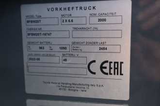 Wózki widłowe używane TOYOTA 8FBM20T ELEKTRO VIERRADFRONTSTAPLER (12925250)