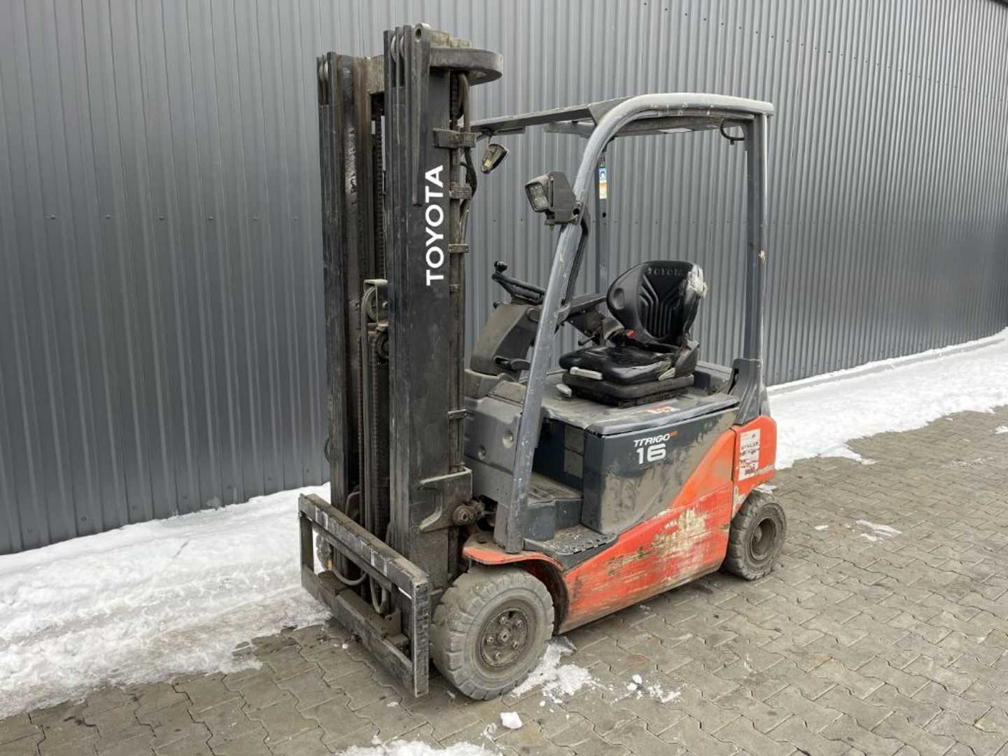 Wózki widłowe używane TOYOTA 8FBMK16T ELEKTRO VIERRADFRONTSTAPLER (12941090)