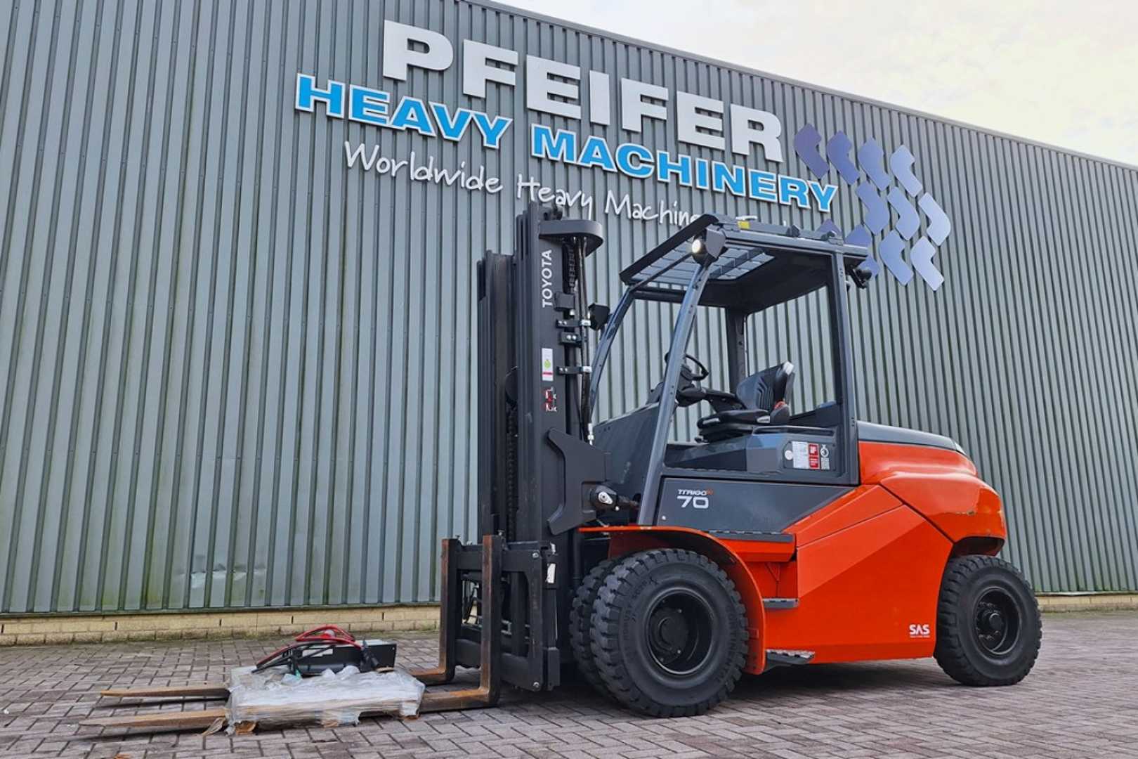 Wózki widłowe używane TOYOTA 9FBM70T ELEKTRO VIERRADFRONTSTAPLER (13003550)