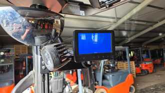Wózki widłowe używane TOYOTA RRE200HE ELEKTRO SCHUBMASTSTAPLER (13057413)