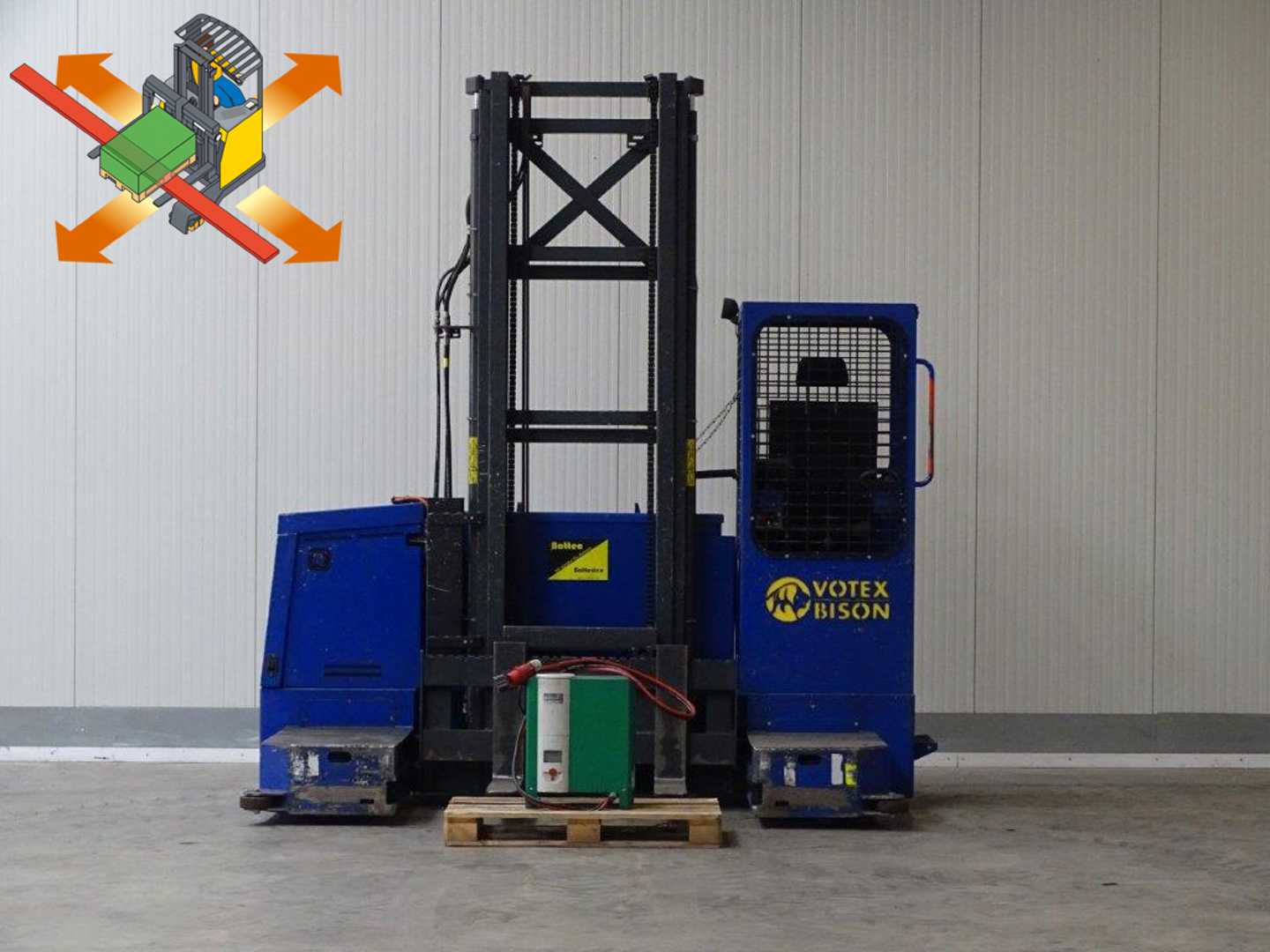 Wózki widłowe używane WEITERE COMPACT ELEKTRO VIERWEGESTAPLER (13030551)
