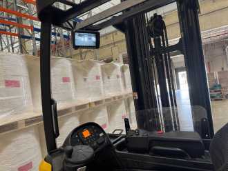 Wózki widłowe używane YALE MR16 - TRIPLEX - 10,5M - 718 mth ELEKTRO SCHUBMASTSTAPLER (13055821)